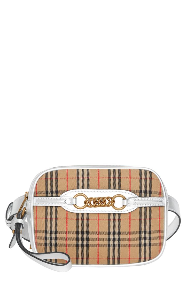 Burberry Vintage Check Link Bum Bag - Brown