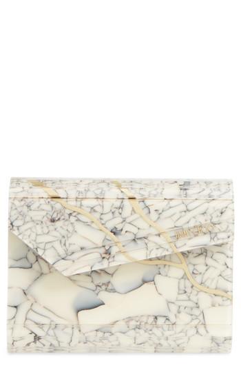 Jimmy Choo Candy Clutch - White