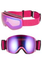 Women's Smith Skyline 215mm Chromapop Snow Goggles - Purple/ Pink