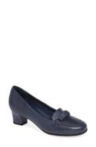 Women's David Tate Perky Loafer Pump M - Blue
