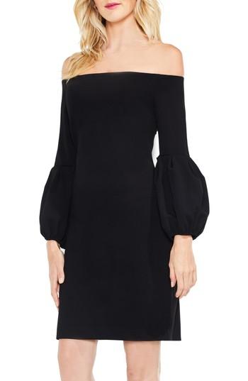 Women's Vince Camuto Blouson Sleeve Dress - Black