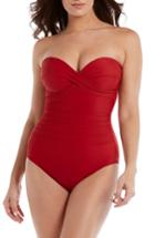 Women's Miraclesuit Rock Solid Madrid One-piece Swimsuit - Red