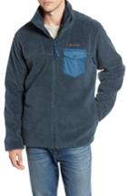 Men's Columbia Mount Tabor Pocketed Fleece Jacket - Blue