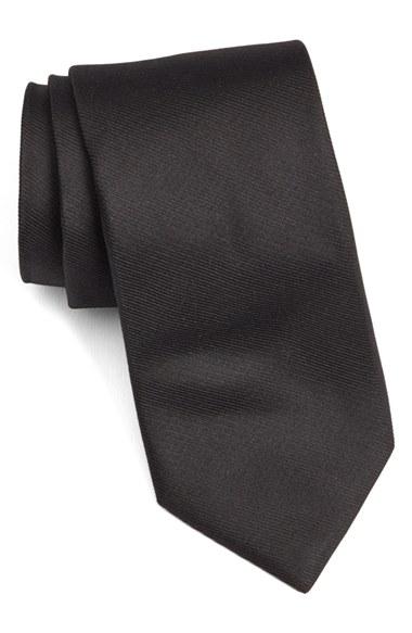 Men's Ted Baker London Solid Woven Silk Tie