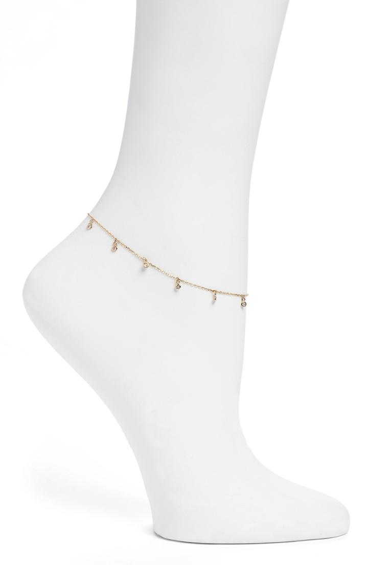 Women's Loren Stewart Cubic Zirconia Anklet