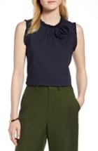 Women's 1901 Corsage Detail Shell - Blue