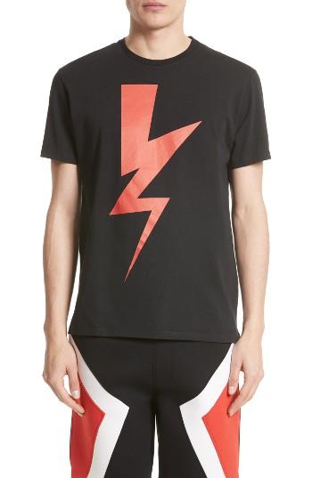 Men's Neil Barrett Abstract Bolt T-shirt