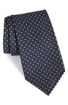 Men's Nordstrom Men's Shop Sturridge Dot Silk Tie, Size - Blue