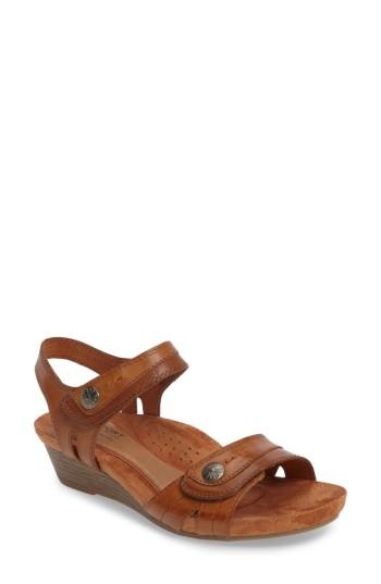 Women's Rockport Cobb Hill Hollywood Wedge Sandal M - Brown