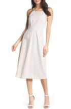 Women's First Monday Halter Neck Midi Dress - Beige