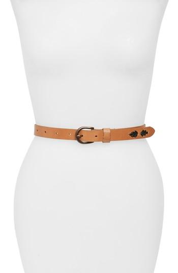 Women's Treasure & Bond Laced Skinny Belt - Cognac