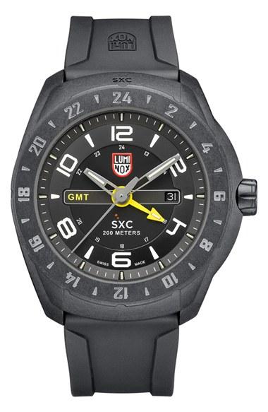 Men's Luminox 'space - Sxc' Gmt Carbon Watch, 46mm
