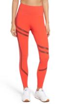 Women's Reebok Linear High Rise Performance Tights - Red