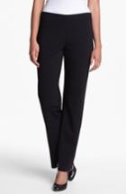 Women's Eileen Fisher Straight Leg Ponte Pants - Black