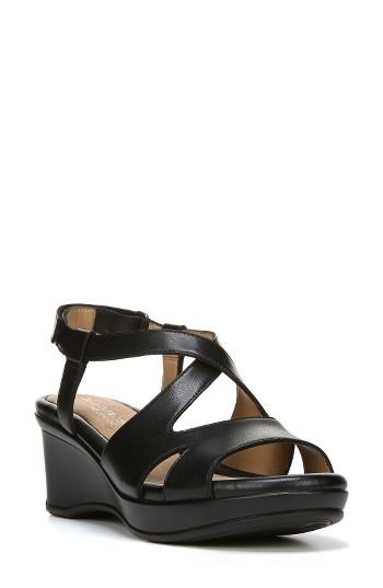 Women's Naturalizer Vilette Wedge Sandal N - Black