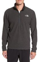 Men's The North Face Texture Cap Rock Quarter Zip Fleece Jacket, Size - Grey