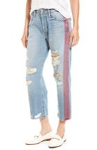 Women's Mother The Thrasher Crop Twill Pants - Blue