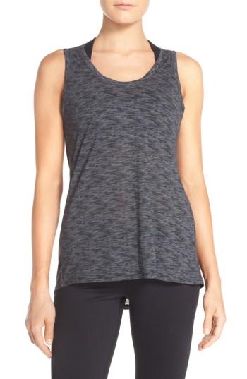 Women's Zella 'lean Routine' Tank, Size - Black