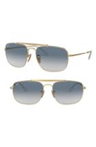 Men's Ray-ban The Colonel 61mm Aviator Sunglasses - Gold