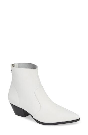 Women's Steve Madden Caf Bootie .5 M - White