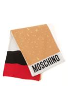 Women's Moschino 'it's Lit' Knit Scarf, Size - White
