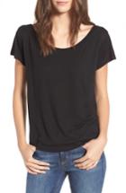 Women's 1.state One-shoulder Tee, Size - Black