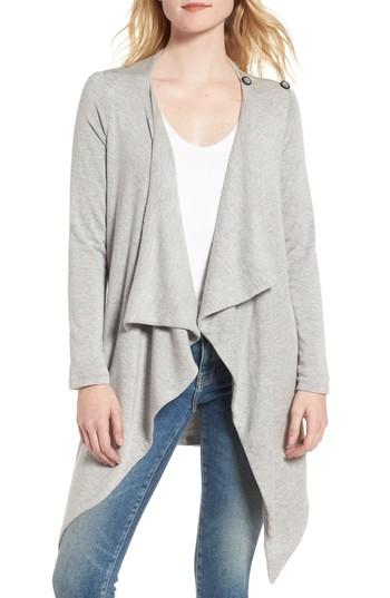 Women's Splendid Crossover Cardigan - Grey