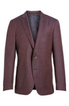 Men's Boss Henten Trim Fit Wool Blazer S - Red