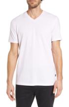 Men's Boss Tilson Slim Fit V-neck T-shirt, Size - Pink