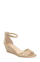 Women's Imagine By Vince Camuto 'joan' Studded Wedge Sandal M - Metallic
