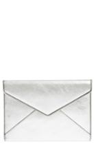 Rebecca Minkoff Leo Mirror Metallic Envelope Clutch -