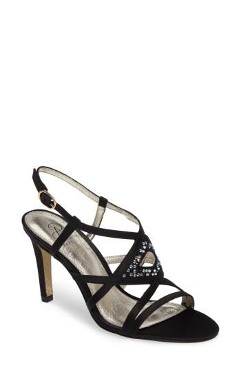 Women's Adrianna Papell Ace Embellished Sandal M - Black