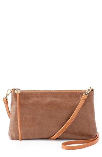 Hobo Darcy Leather Crossbody Bag - Brown