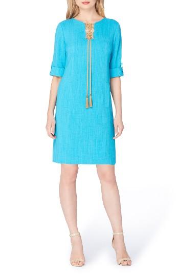Women's Tahari Tassel Shift Dress