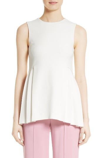 Women's Adam Lippes Pleated Peplum Tank