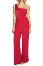 Women's 1.state One Shoulder Jumpsuit - Red