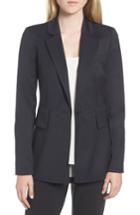 Women's Lewit Square Shoulder Suit Jacket - Blue