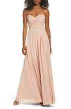 Women's Jenny Yoo Adeline Strapless Chiffon Gown (similar To 14w) - Pink