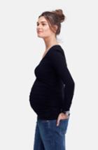 Women's Isabella Oliver 'the Scoop' Maternity Top - Black