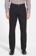 Men's Cutter & Buck 'beckett' Straight Leg Washed Cotton Pants X 34 - Black (online Only)