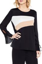 Women's Vince Camuto Bell Sleeve Colorblock Top - White