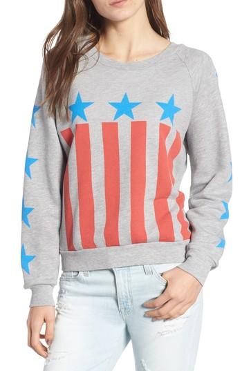 Women's Wildfox Allstar Junior Sweatshirt - Grey