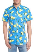 Men's Bonobos Slim Fit Short Sleeve Lemon Print Sport Shirt