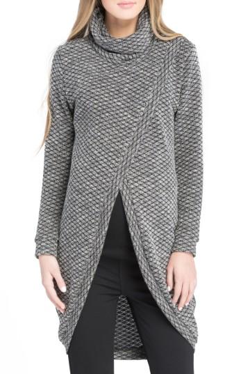 Women's Olian Nursing Tunic Sweater - Black