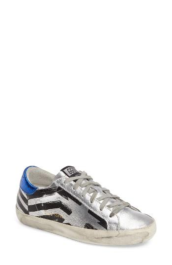 Women's Golden Goose Cheetah Superstar Sneaker Eu - Metallic