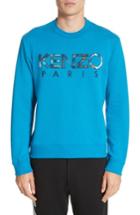 Men's Kenzo Cotton Pullover - Blue