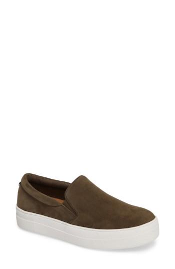 Women's Steve Madden Gills Platform Slip-on Sneaker .5 M - Green