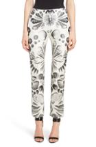 Women's Alexander Mcqueen Shell Print Wool & Silk Pants Us / 38 It - Ivory