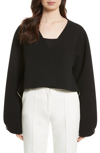 Women's Diane Von Furstenberg Crop Jacket - Black