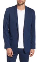 Men's Topman Skinny Fit Suit Pants L - Blue